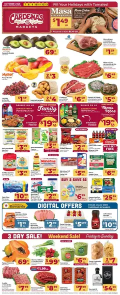 Preview of Cardenas weekly ads valid from 10/07/2026