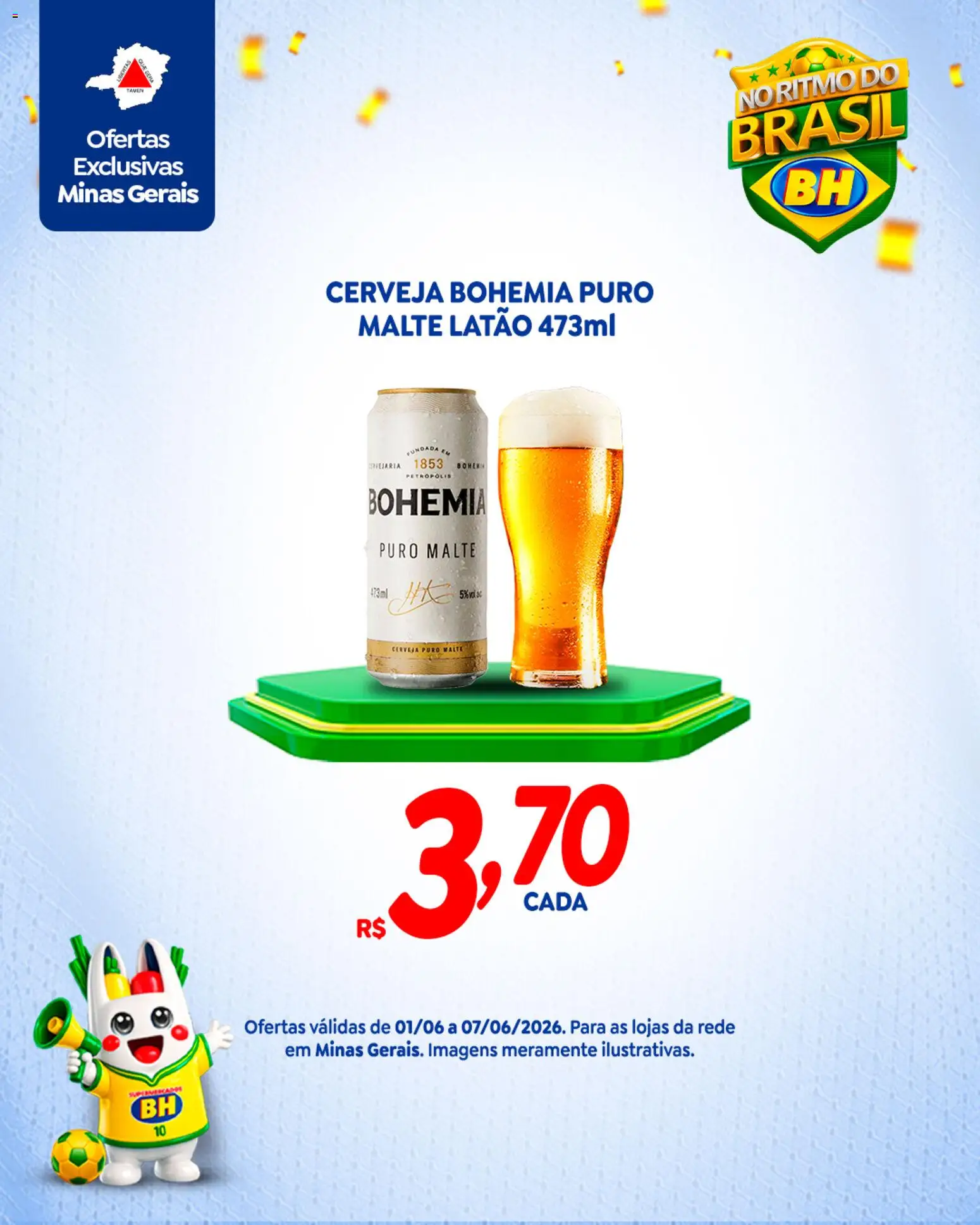 Supermercados BH Folheto - válido de 01.06.2026 | Página: 7 | Produtos: Cerveja