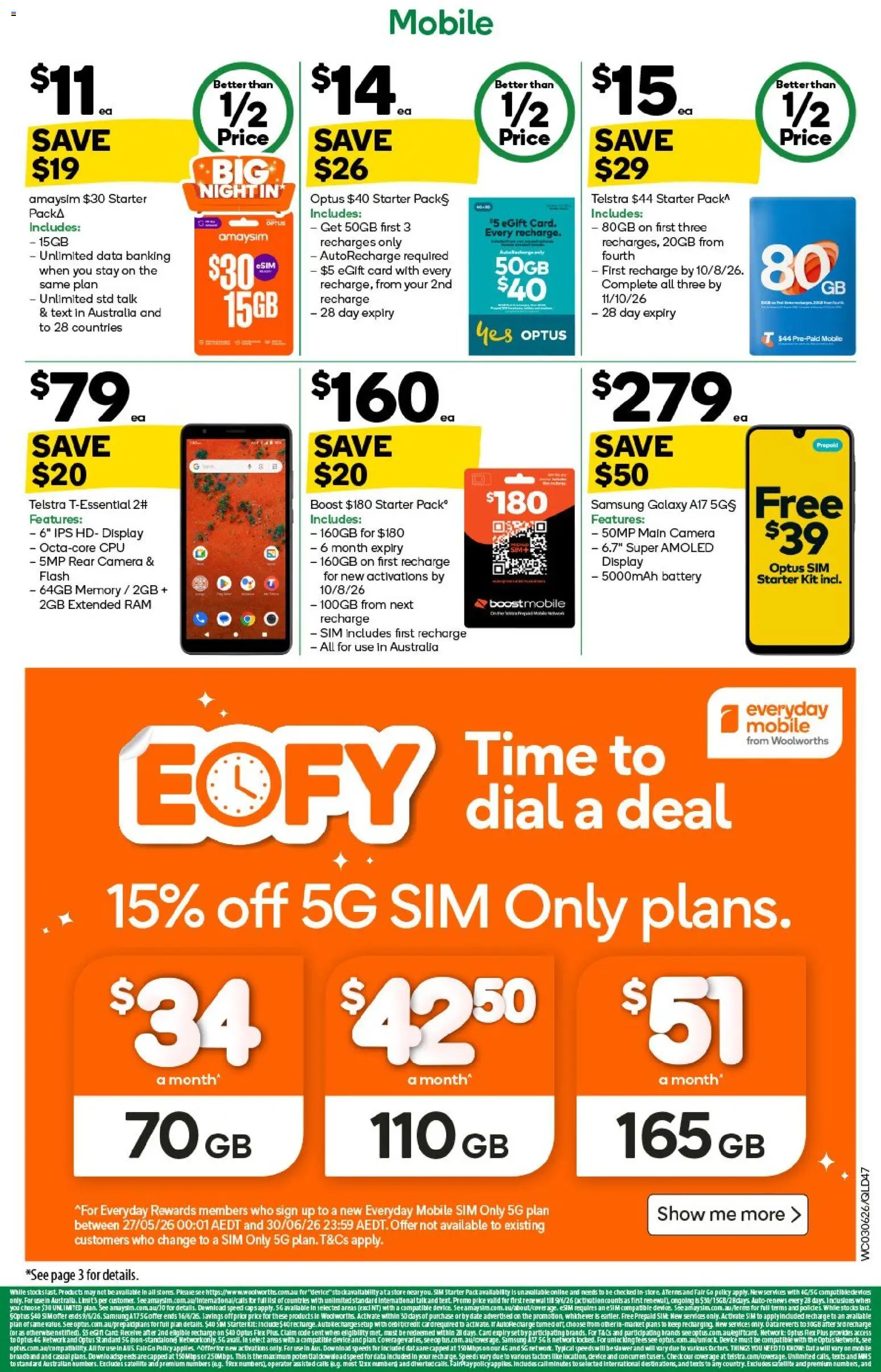 Woolworths catalogue - valid from 03.06.2026 | Page: 47 | Products: Battery, Device, Camera, Mobile