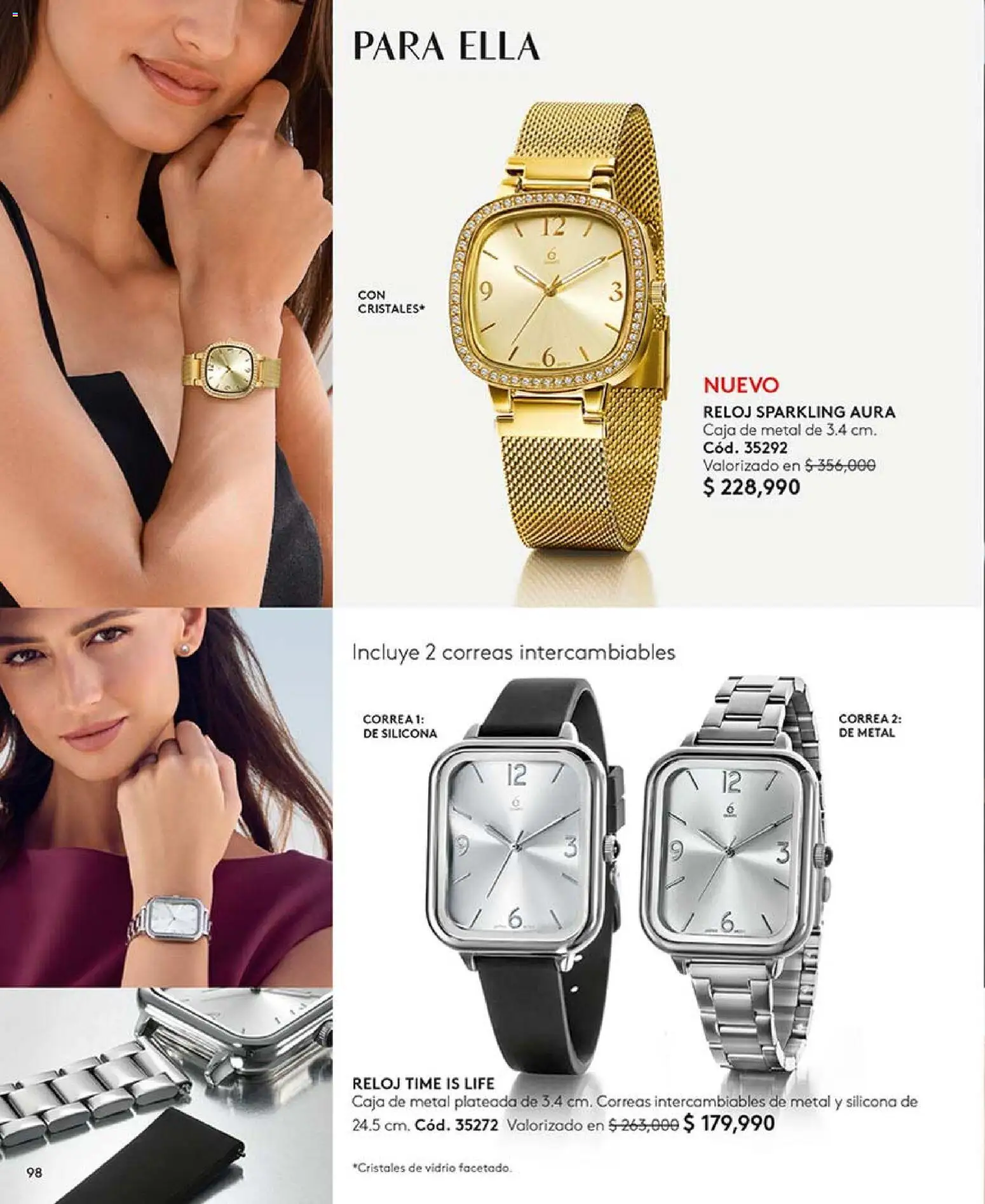 Ésika revista - valida desde el 13.03.2026 | Página: 98 | Productos: Reloj, Caja