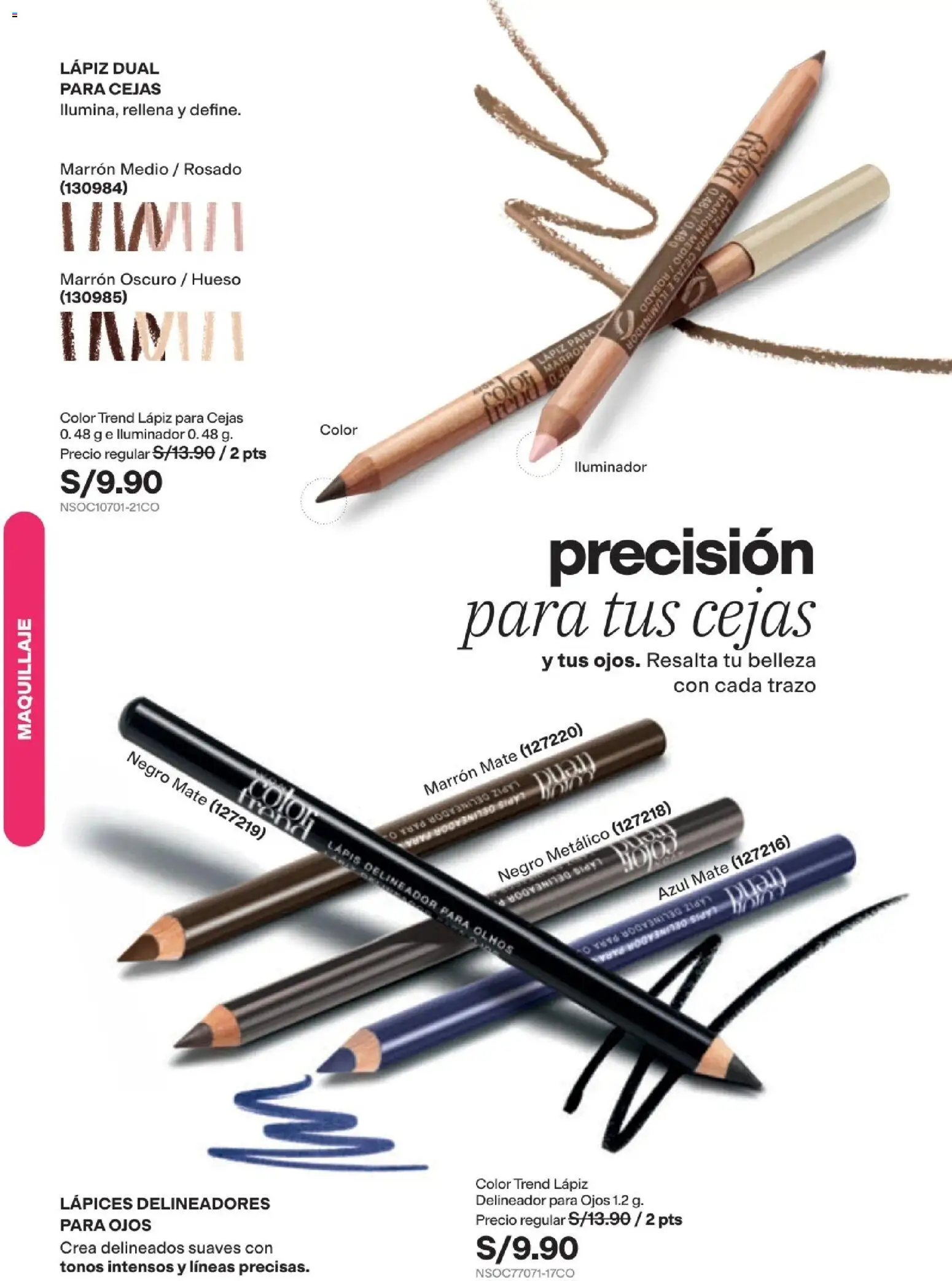 Catálogo Avon válido desde 29/08/2026 | Página: 41 | Productos: Delineador, Maquillaje