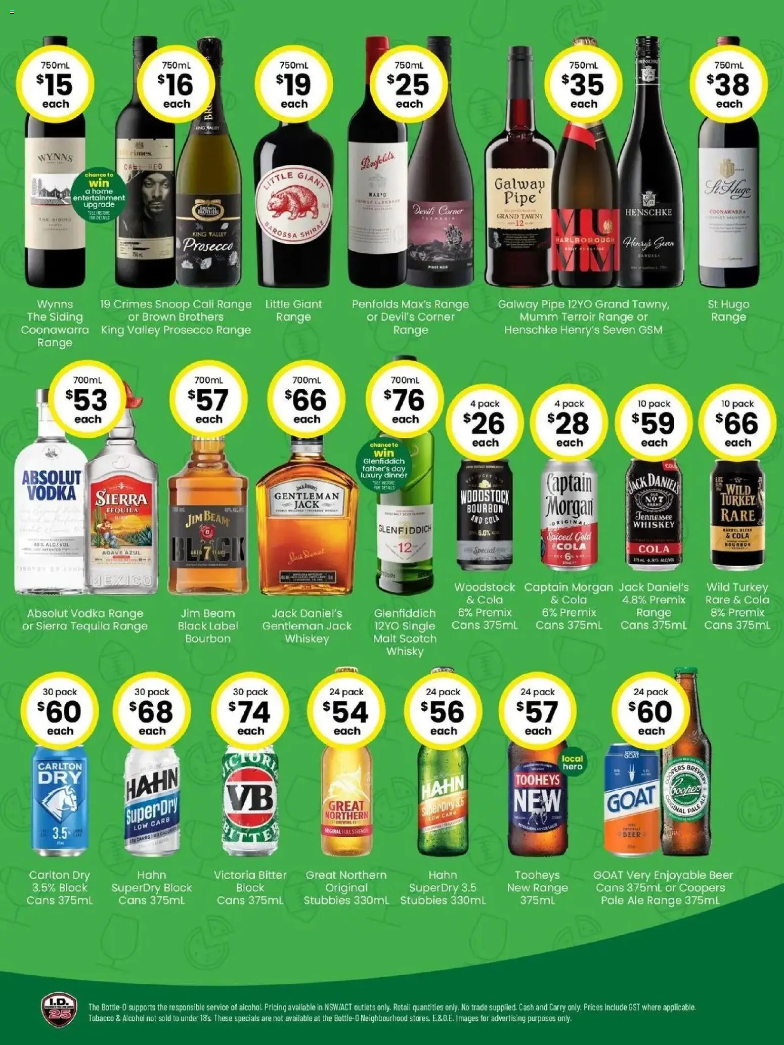 The Bottle-O - Kick off finals with good value deals 31/08 - 31/08/2026 > weekly / monthly specials | Page: 2 | Products: Jim Beam, Tequila, Prosecco, Vodka