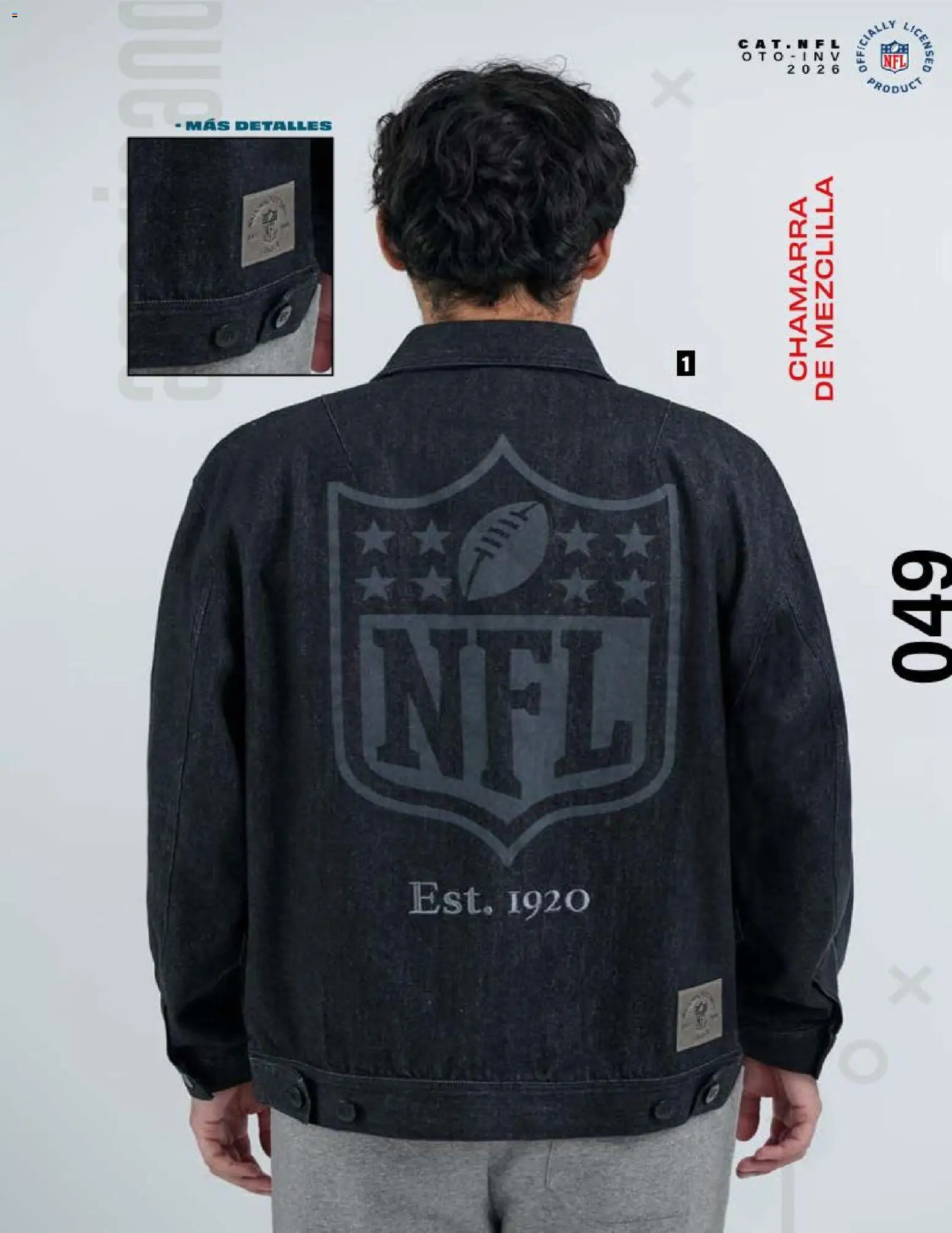 Nuevas ofertas de Price Shoes válidas en toda la República Mexicana desde el 01/09/2026. ¡Encuentra las mejores ofertas en Price Shoes catálogo NFL! | Página: 49 | Productos: Chamarra