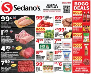 Preview of Sedano's weekly ads valid from 10/14/2026