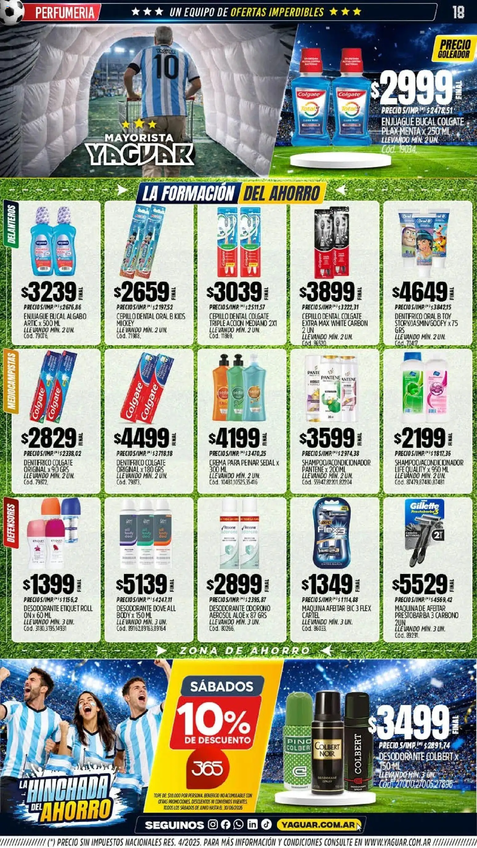 Yaguar - Oferta Semanal Santa Fé │ válido desde el 15.06.2026 | Página: 17 | Productos: Body, Desodorante, Enjuague bucal, Crema