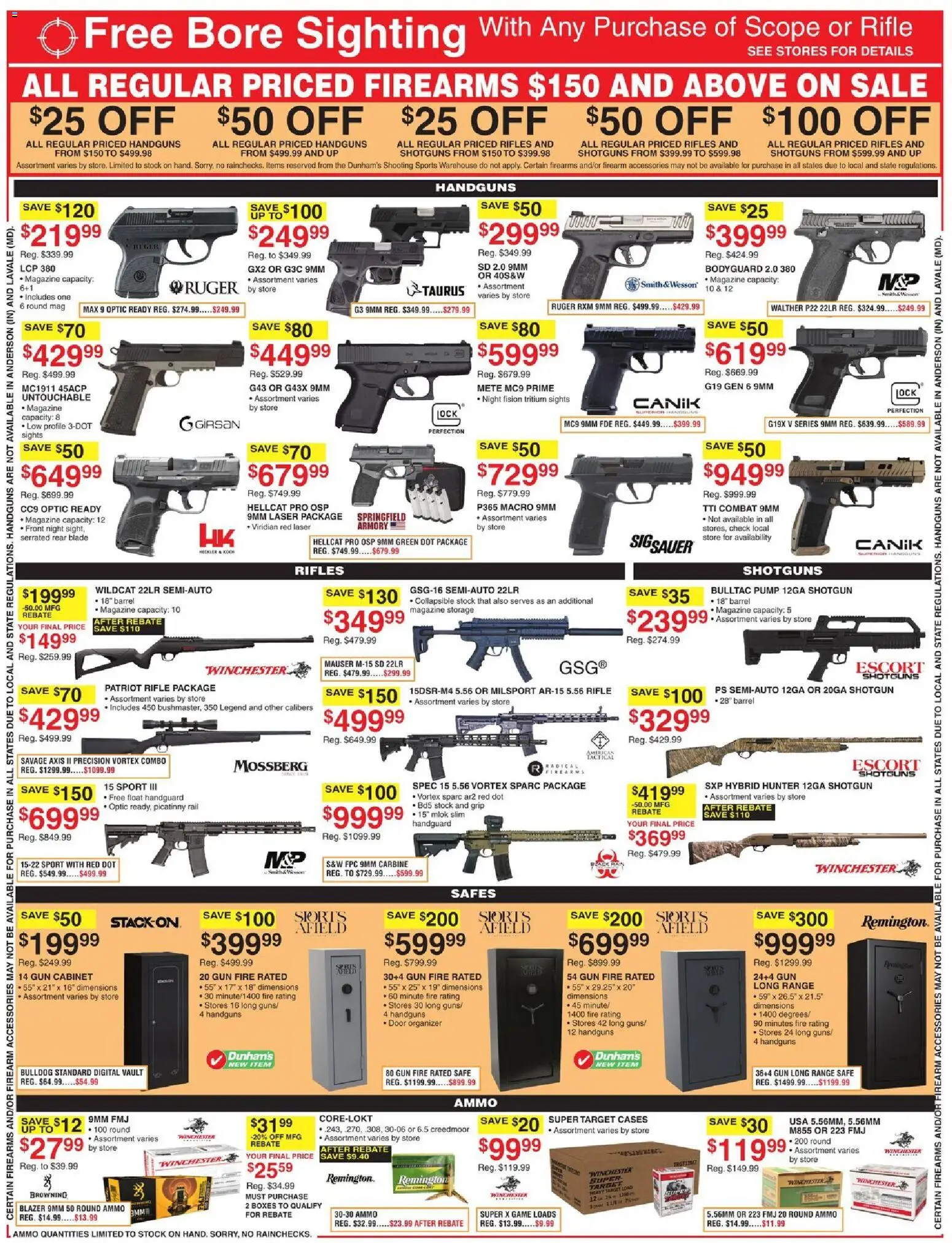 Dunham's Sports Weekly Ad - valid from 08/01/2026 | Page: 7 | Products: Pump, Game, Gun, Ammo