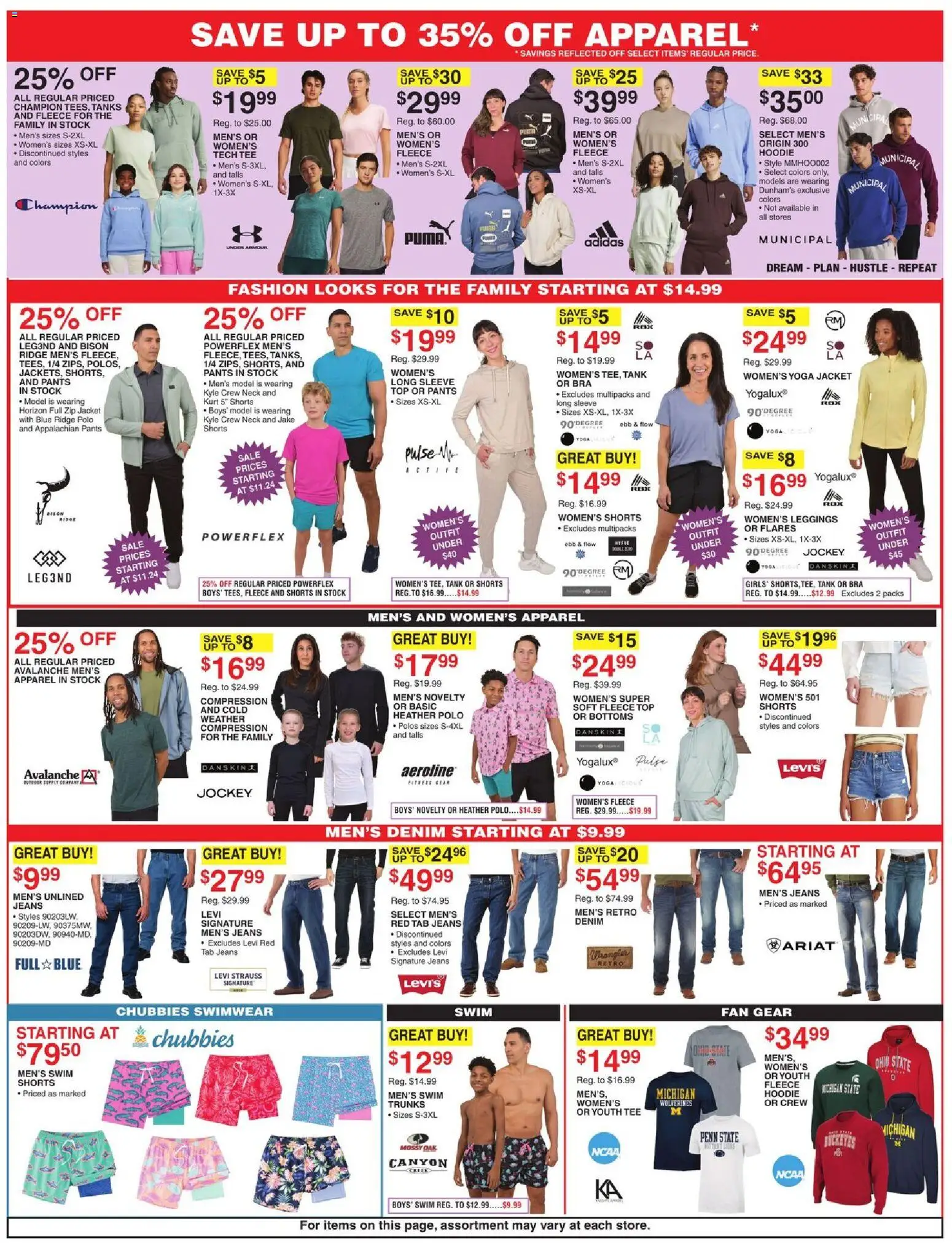 Dunham's Sports Weekly Ad - valid from 07.03.2026 | Page: 6 | Products: Ridge, Bra, Leggings, Fan