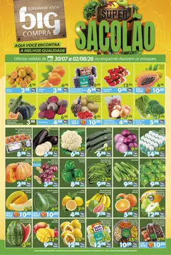 Big Compra ofertas Sacolão - Pré-Visualização do folheto da loja Big Compra, válido de 30/07/2026