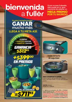 Vista previa de Fuller Gana Mas 6 2026, nuevo folleto de la tienda, válido en México a partir del 24/06/2026 | Página: 38 | Productos: Remache, Sartén, Campana