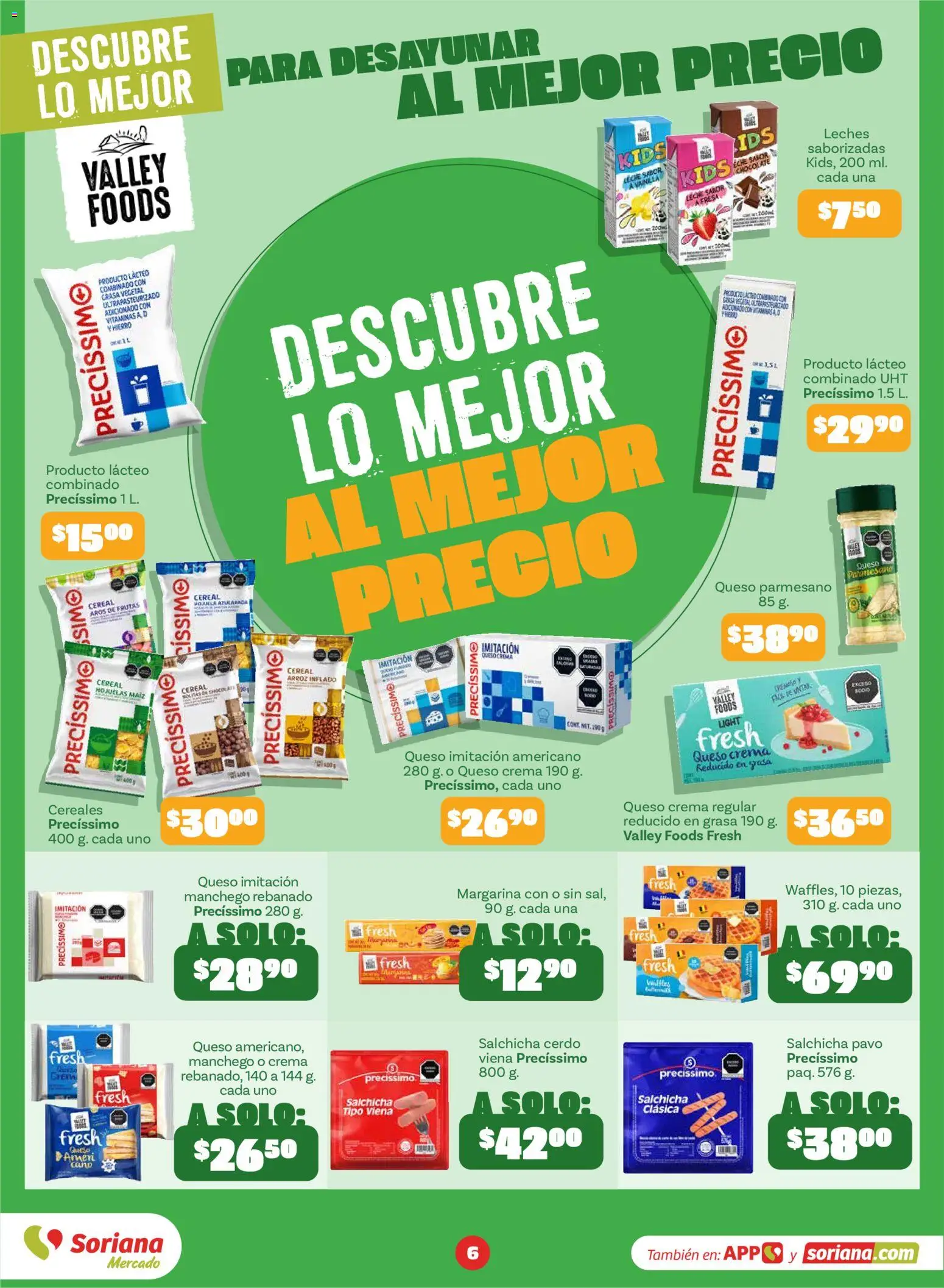 Nuevas ofertas de Soriana válidas en toda la República Mexicana desde el 18/09/2026. ¡Encuentra las mejores ofertas en Soriana Súper - Descubre lo mejor al mejor precio! | Página: 6 | Productos: Fresa, Salchicha, Queso crema, Arroz