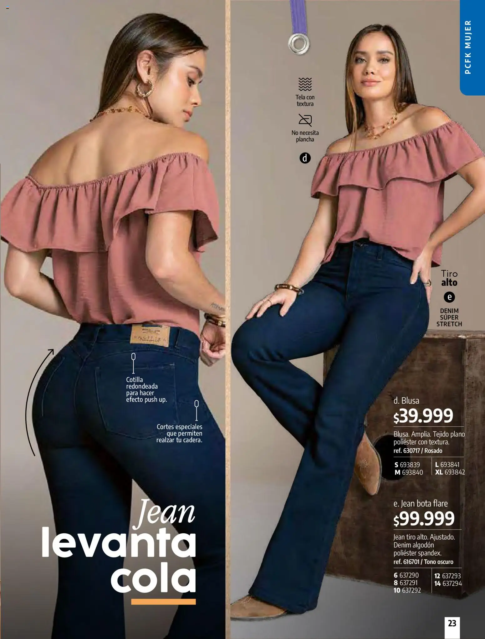 Pacifika revista - valida desde el 01.03.2026 | Página: 25 | Productos: Plancha, Algodón, Jean, Blusa