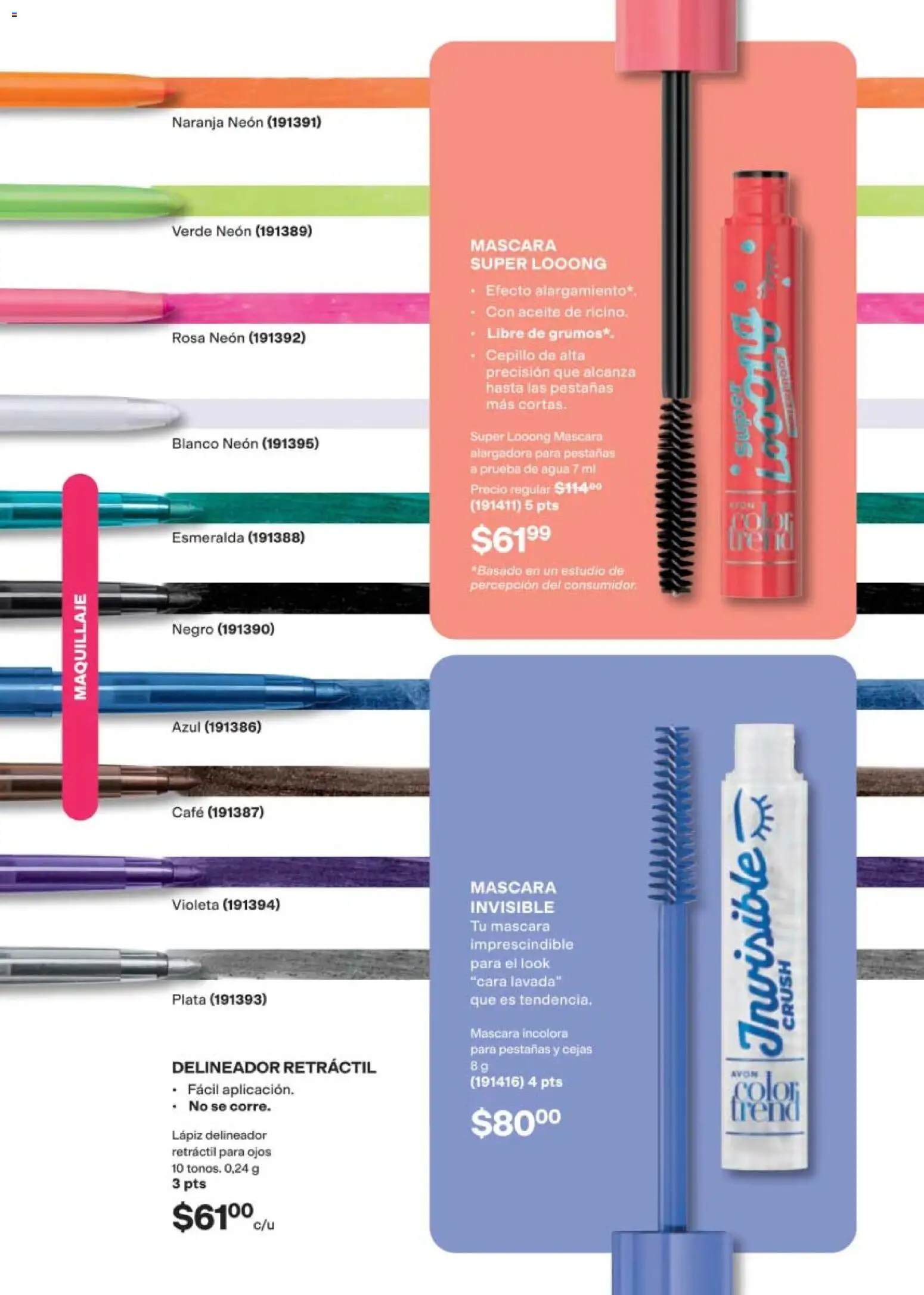 Nuevas ofertas de AVON válidas en toda la República Mexicana desde el 11/09/2026. ¡Encuentra las mejores ofertas en AVON campaña 14 2026! | Página: 58 | Productos: Cepillo, Máscara, Aceite, Maquillaje
