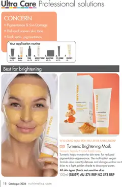Preview of Nutrimetics Catalogue 2026 - valid from 01.01.2026 | Page: 18 | Products: Light, Mask, Clay, Sensitive skin