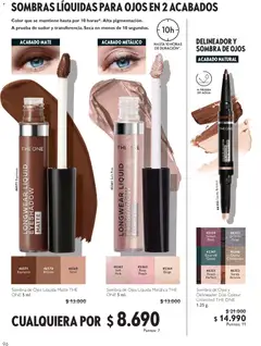Oriflame Ofertas válido desde el 10.07.2026 | Página: 96 | Productos: Agua, Mate, Sombra, Delineador