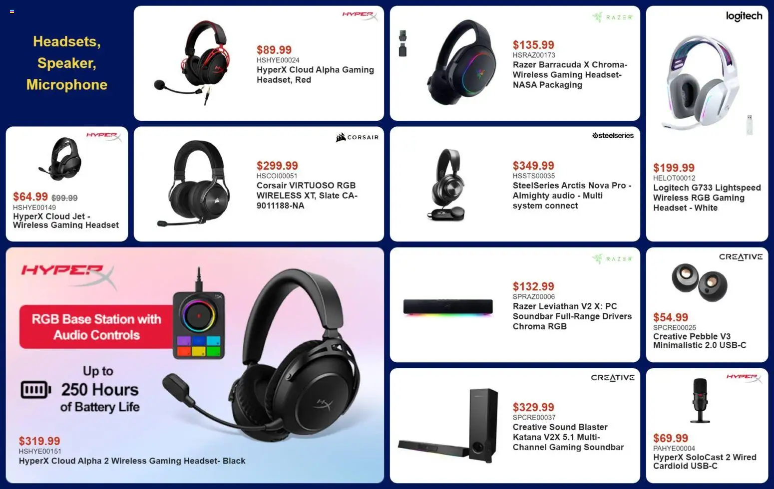 Canada Computers flyer valid from Jul 14, 2026 | Page: 6 | Products: PC, Audio, Microphone, Battery
