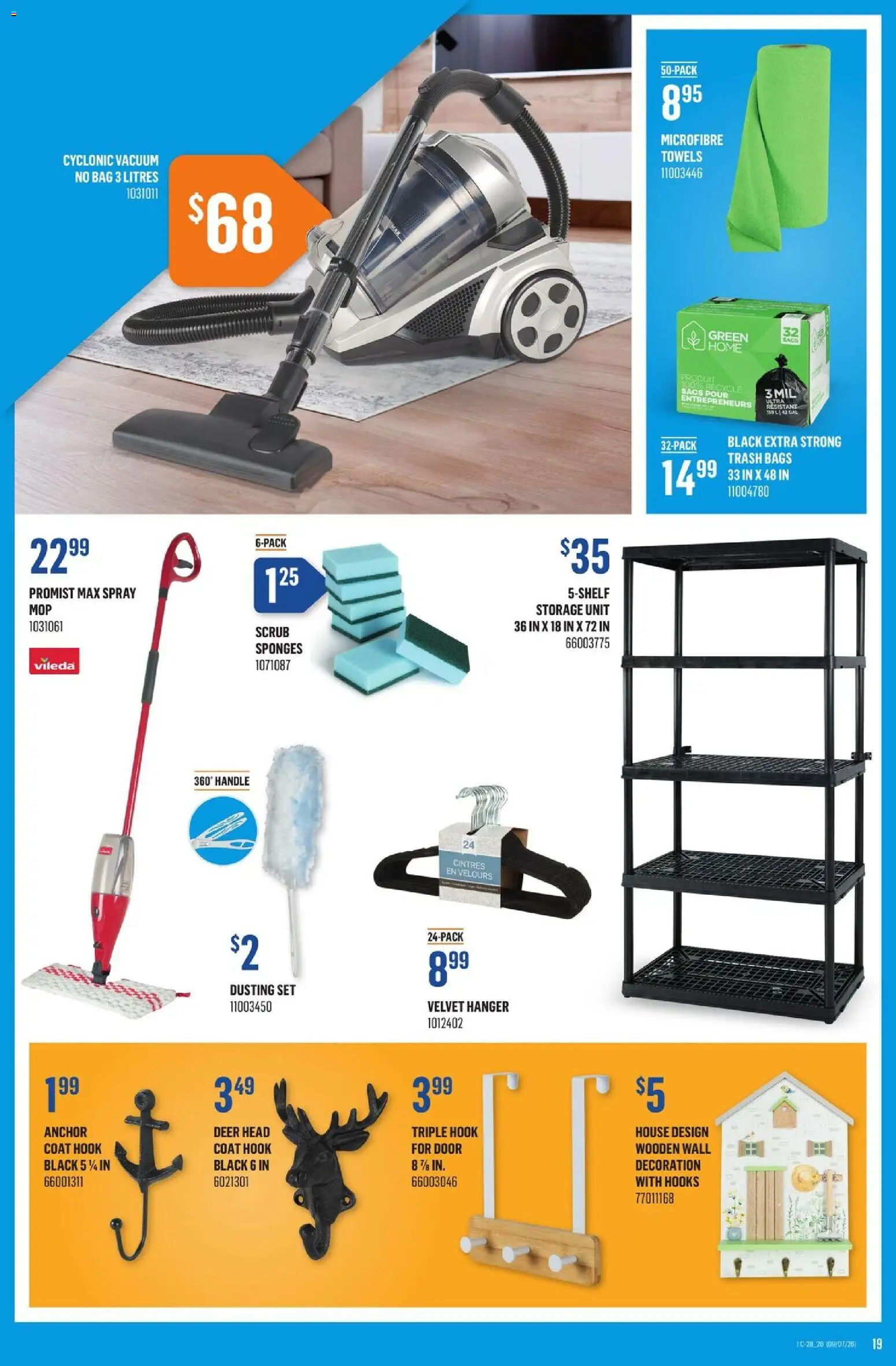 Canac flyer valid from Jul 9, 2026 | Page: 20 | Products: Bag, Coat