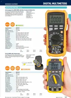 Preview of Jaycar Engineering & Scientific Catalogue 2025/2026  - valid from 09.07.2025 | Page: 101 | Products: Battery, Digital, Case, Weight