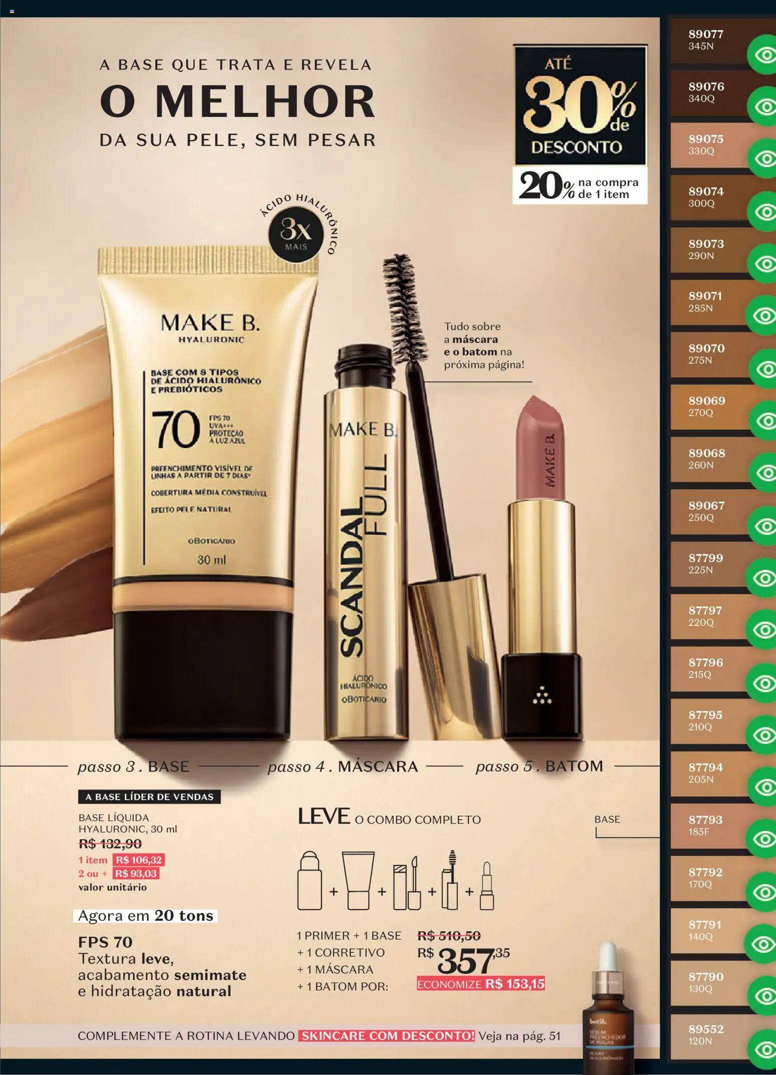 O Boticário Folheto - válido de 10/08/2026 | Página: 3 | Produtos: Corretivo, Batom, Base, Primer