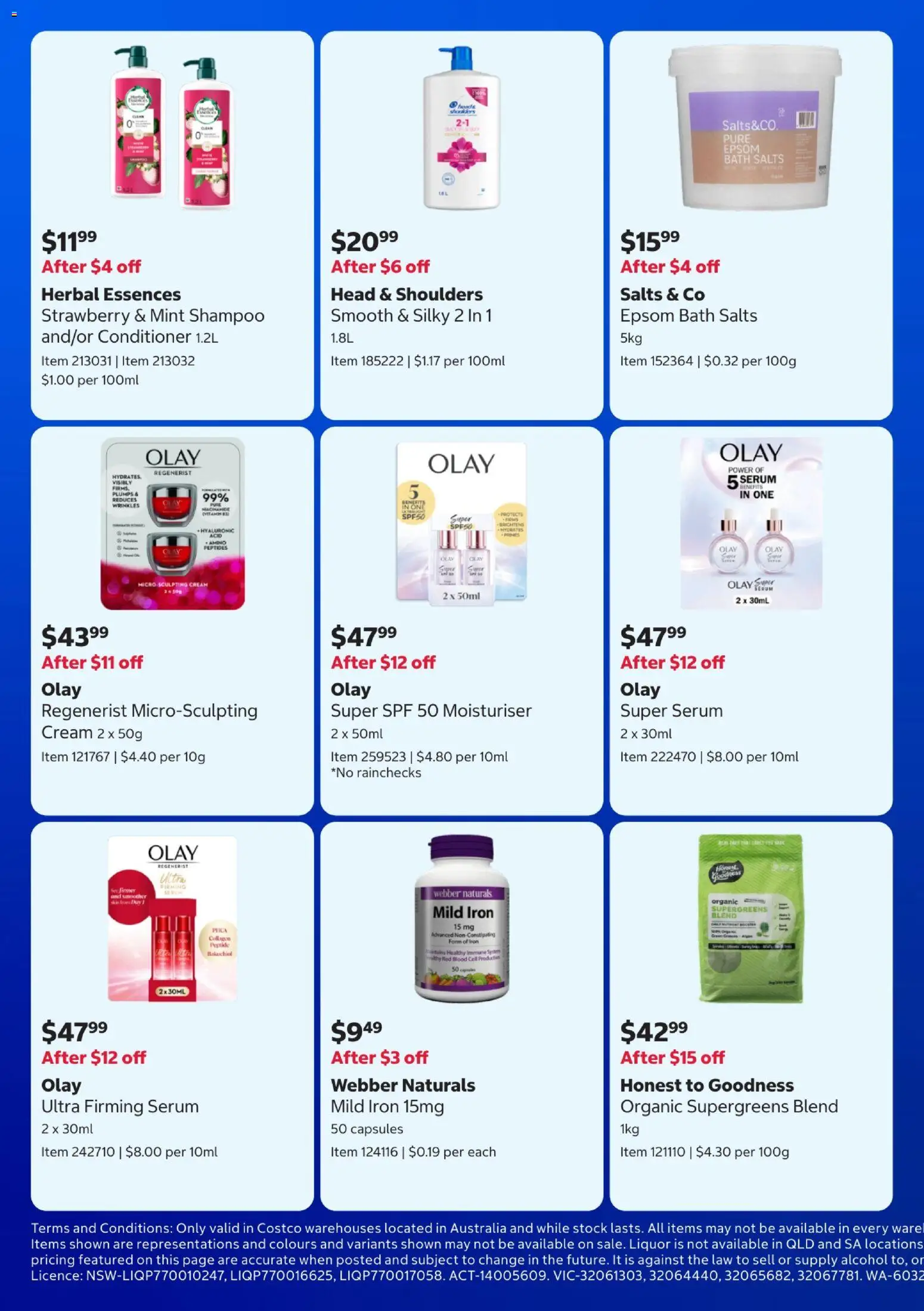 Costco catalogue - valid from 08.06.2026 | Page: 6 | Products: Bath, Shampoo, Herbal, Iron
