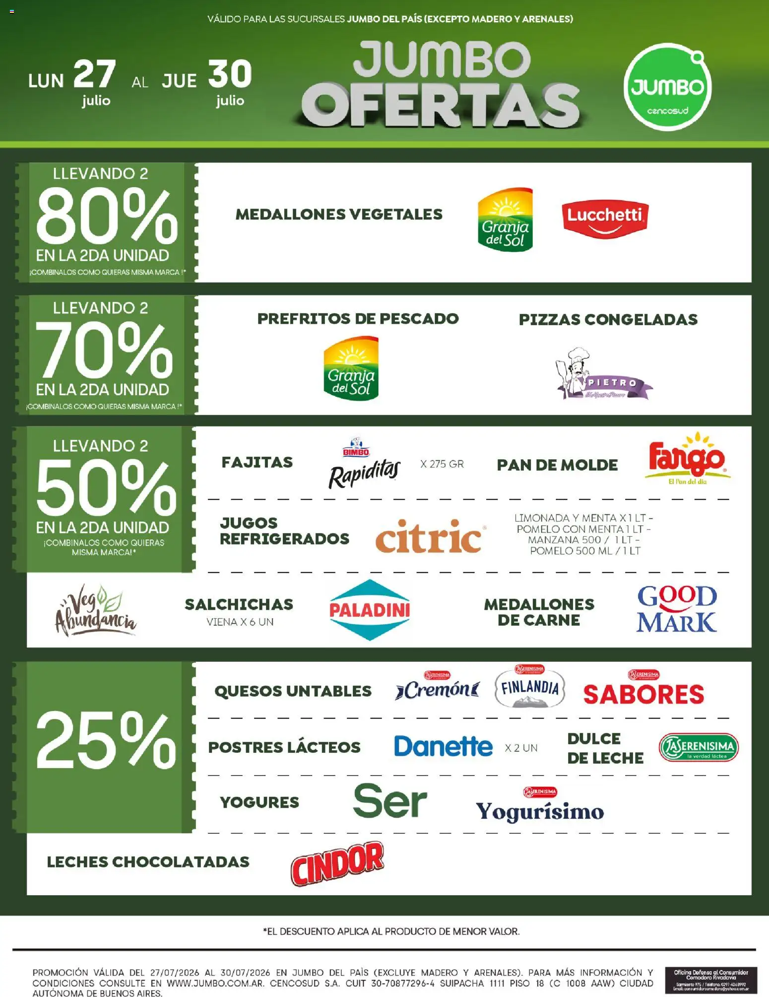 Jumbo - Ofertas | Córdoba │ válido desde el 27/07/2026 | Página: 2 | Productos: Teléfono, Manzana, Leche, Pan