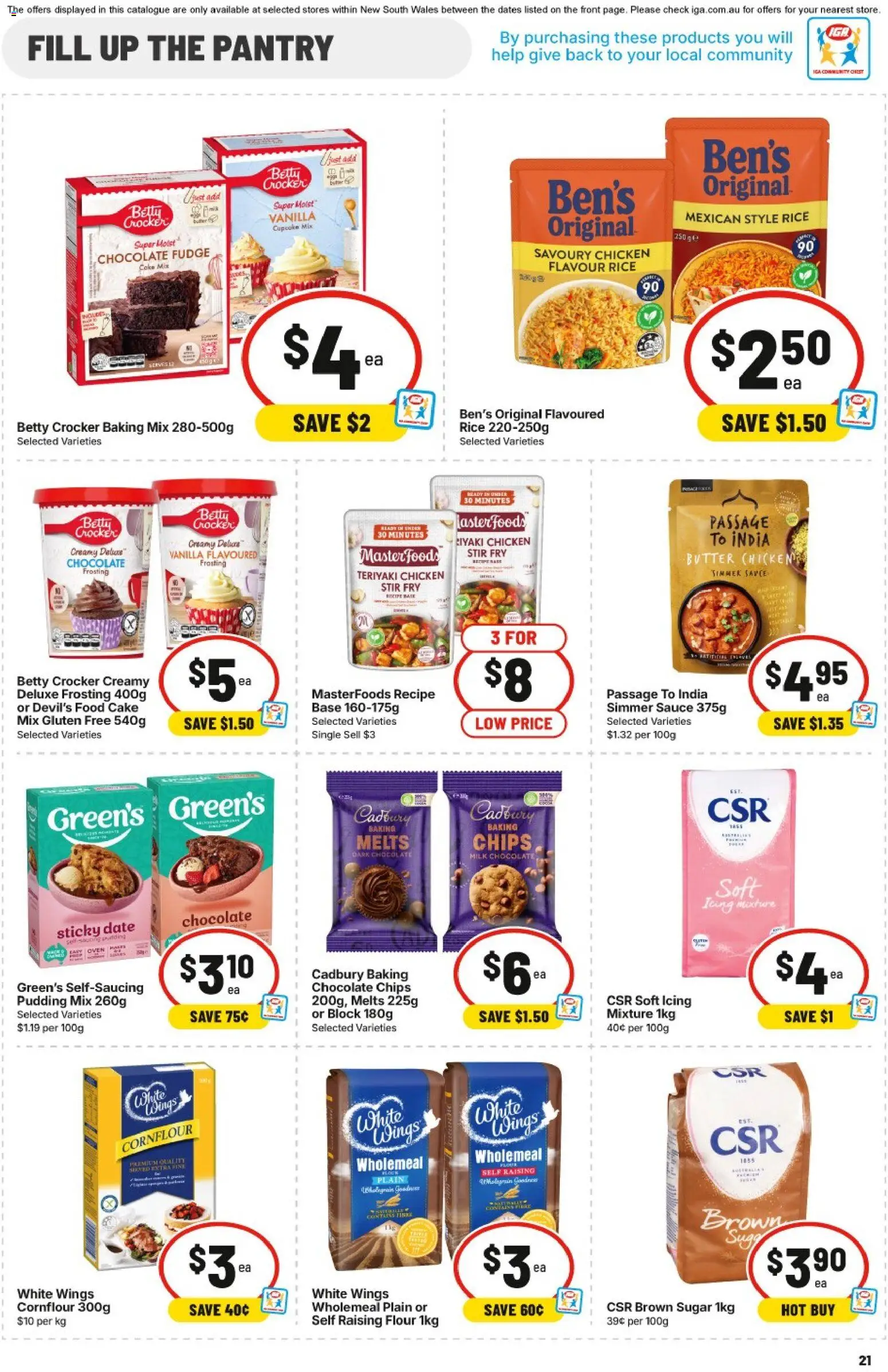 IGA catalogue - valid from 17.06.2026 | Page: 19 | Products: Milk, Frosting, Chocolate, Oven