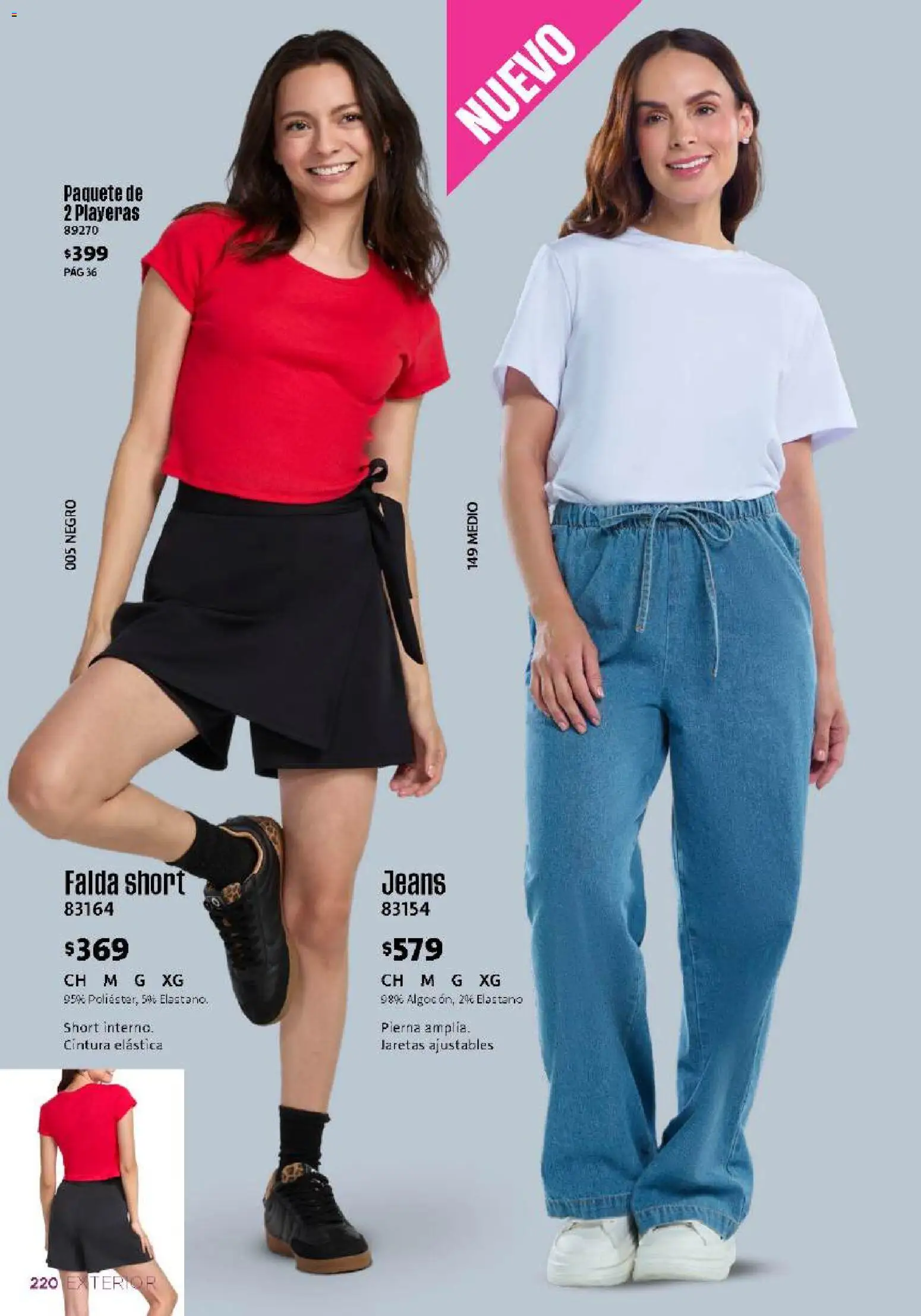 Nuevas ofertas de Ilusión válidas en toda la República Mexicana desde el 01/08/2026. ¡Encuentra las mejores ofertas en Ilusión catálogo Otoño! | Página: 222 | Productos: Falda, Short