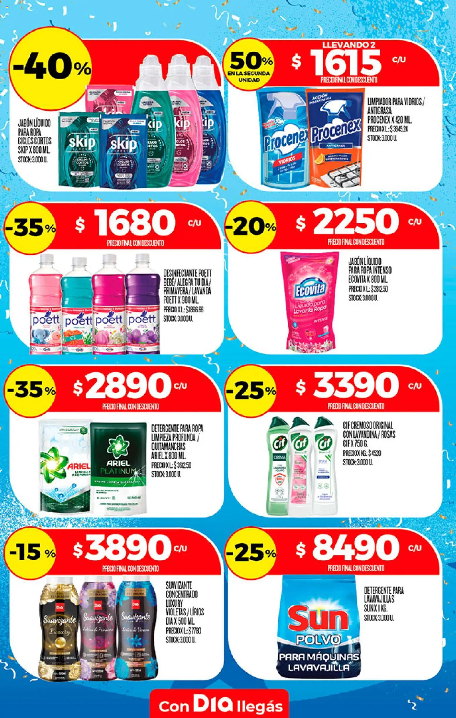 Supermercado DIA Ofertas │ válido desde el 01/07/2026 | Página: 23 | Productos: Lavavajillas, Jabón, Detergente, Limpiador