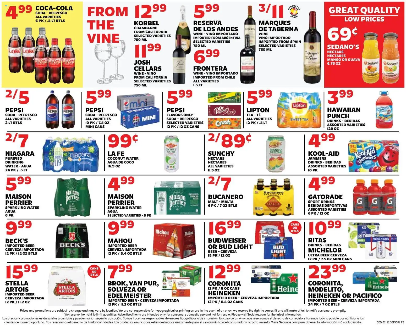 Sedano's Weekly Ad - valid from 07/22/2026 | Page: 8