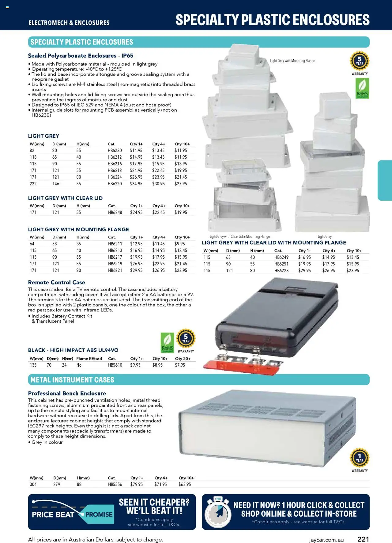 Jaycar catalogue - valid from 09/07/2025 | Page: 221 | Products: Box, Light, Tv, Case
