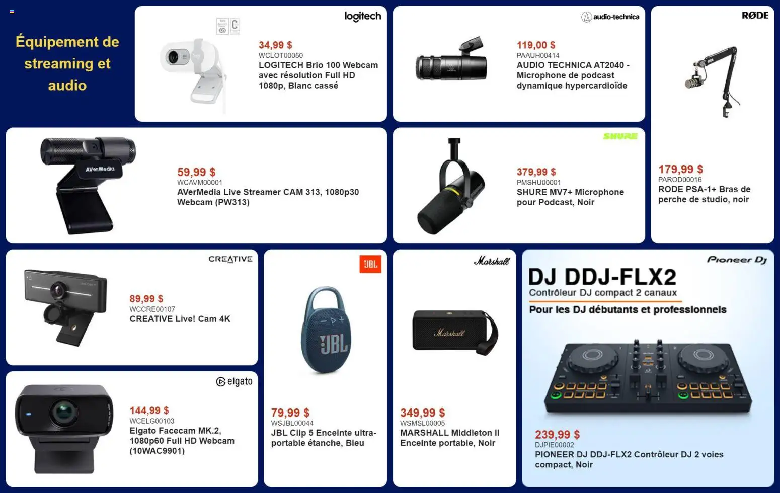 Canada Computers flyer valid from Aug 11, 2026 | Page: 8 | Products: Audio, Microphone