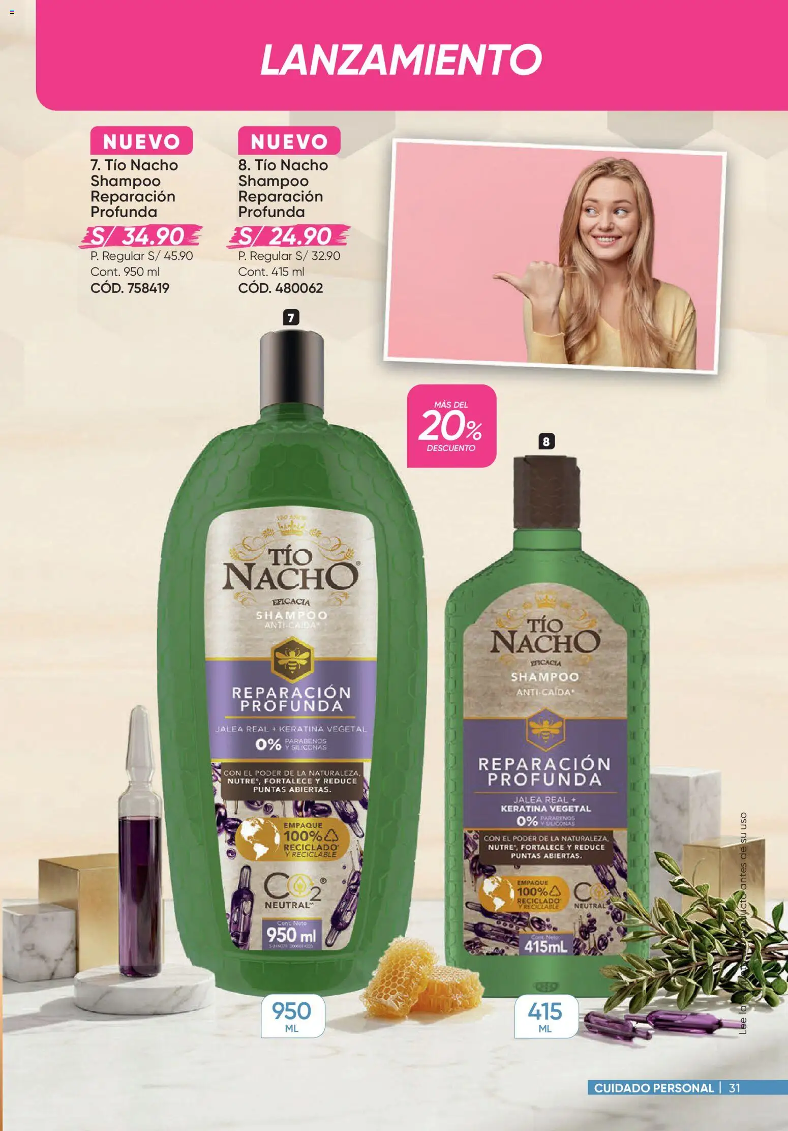 Catálogo Azzorti válido desde 31/08/2026 | Página: 31 | Productos: Shampoo, Empaque