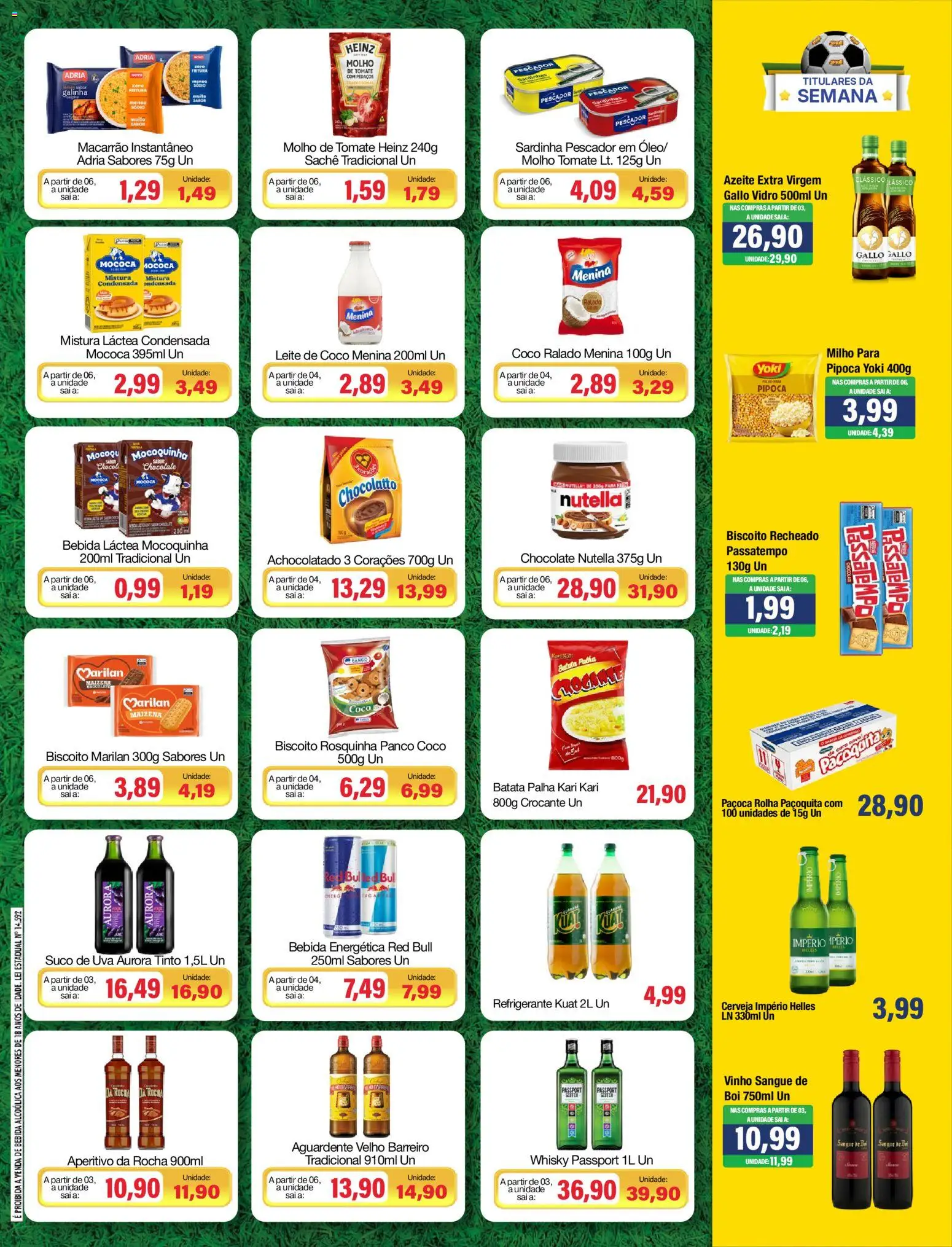 Spani Atacadista Folheto - válido de 23/06/2026 | Página: 3 | Produtos: Macarrão, Saia, Macarrão instantâneo, Pipoca