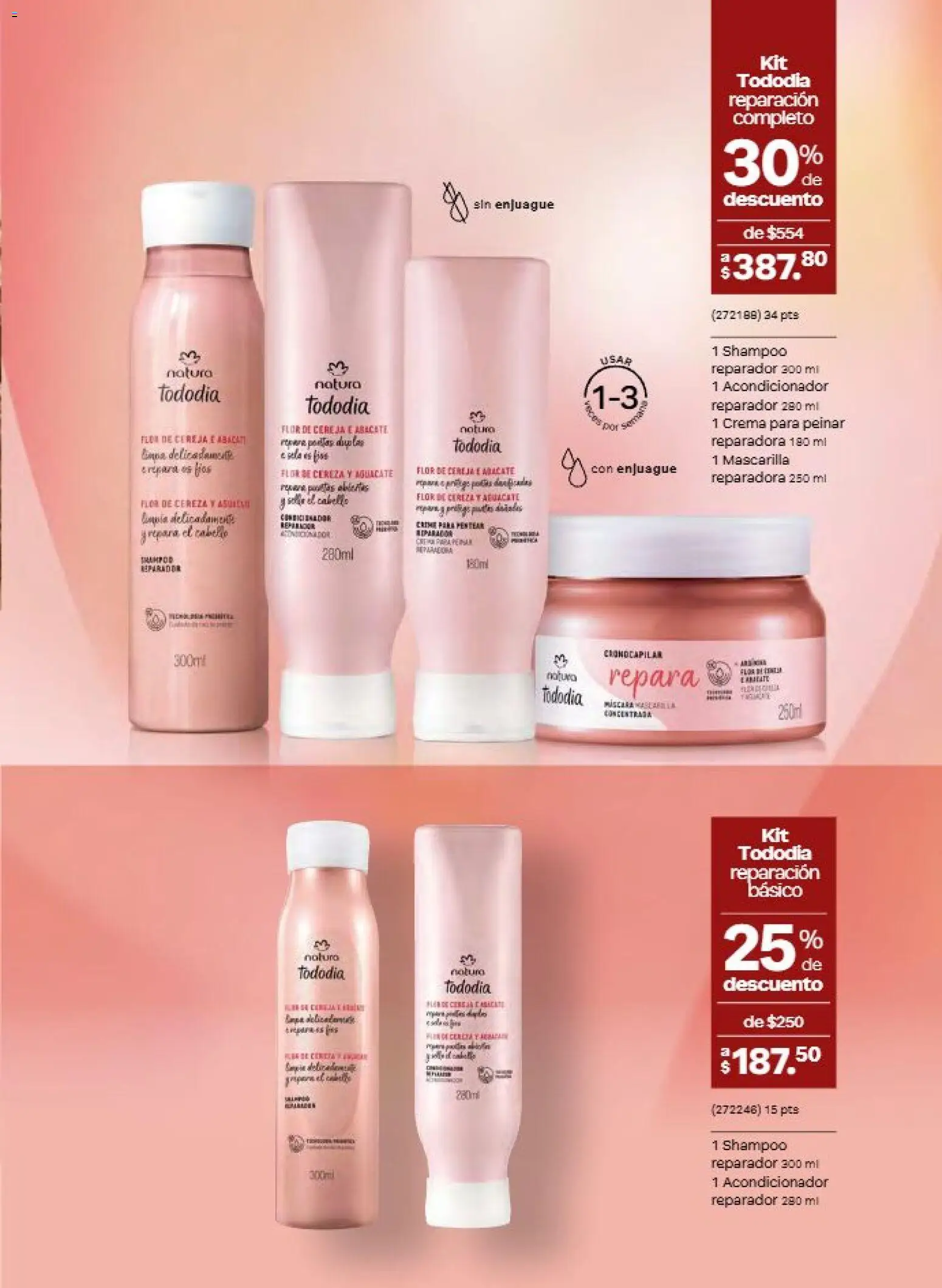 Nuevas ofertas de Natura válidas en toda la República Mexicana desde el 11/09/2026. ¡Encuentra las mejores ofertas en Natura campaña 14 2026! | Página: 134 | Productos: Crema, Aguacate, Mascarilla, Acondicionador
