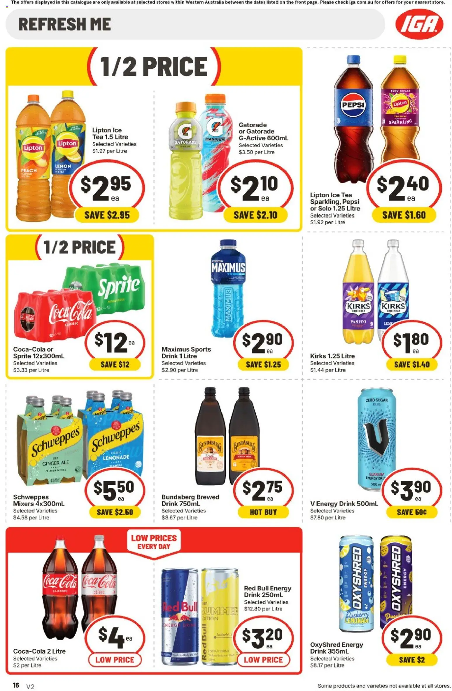 IGA catalogue - valid from 30/09/2026 | Page: 25 | Products: Energy drink, Pepsi, Red Bull, Ice
