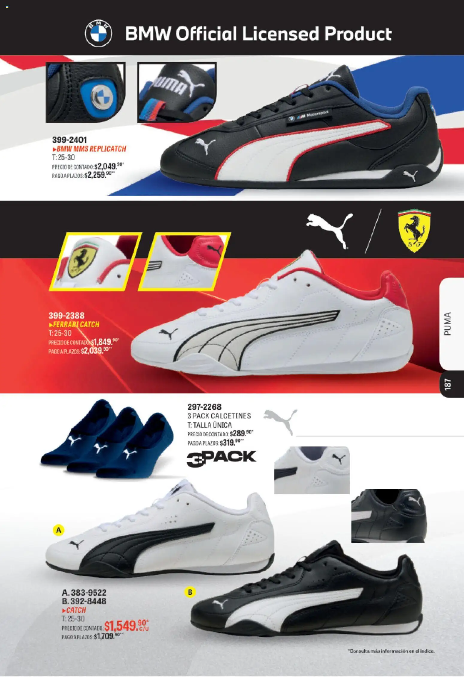 Nuevas ofertas de Andrea válidas en toda la República Mexicana desde el 09/08/2026. ¡Encuentra las mejores ofertas en Andrea catálogo Deportivo Completo! | Página: 187 | Productos: Calcetines
