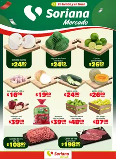 Vista previa de Soriana Fin de Semana Mercado: Saltillo y Torreón, nuevo folleto de la tienda, válido en México a partir del 08.05.2026