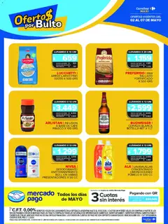 Vista previa Carrefour Maxi catálogo válido desde el 02.05.2026 | Página: 10 | Productos: Frasco, Pan, Café, Pan rallado