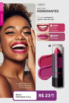 Jequiti - Revista 11/2026 - Pré-Visualização do folheto da loja Jequiti, válido de 07/08/2026 | Página: 17 | Produtos: Maquiagem, Batom, Manteiga de karité, Óleo