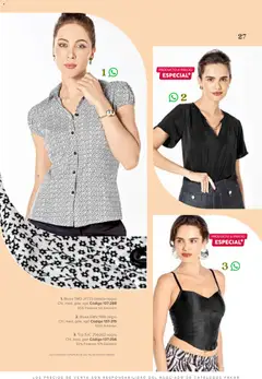 Vista previa de SC Pakar catálogo Ropa, nuevo folleto de la tienda, válido en México a partir del 31/07/2026 | Página: 27 | Productos: Blusa, Top