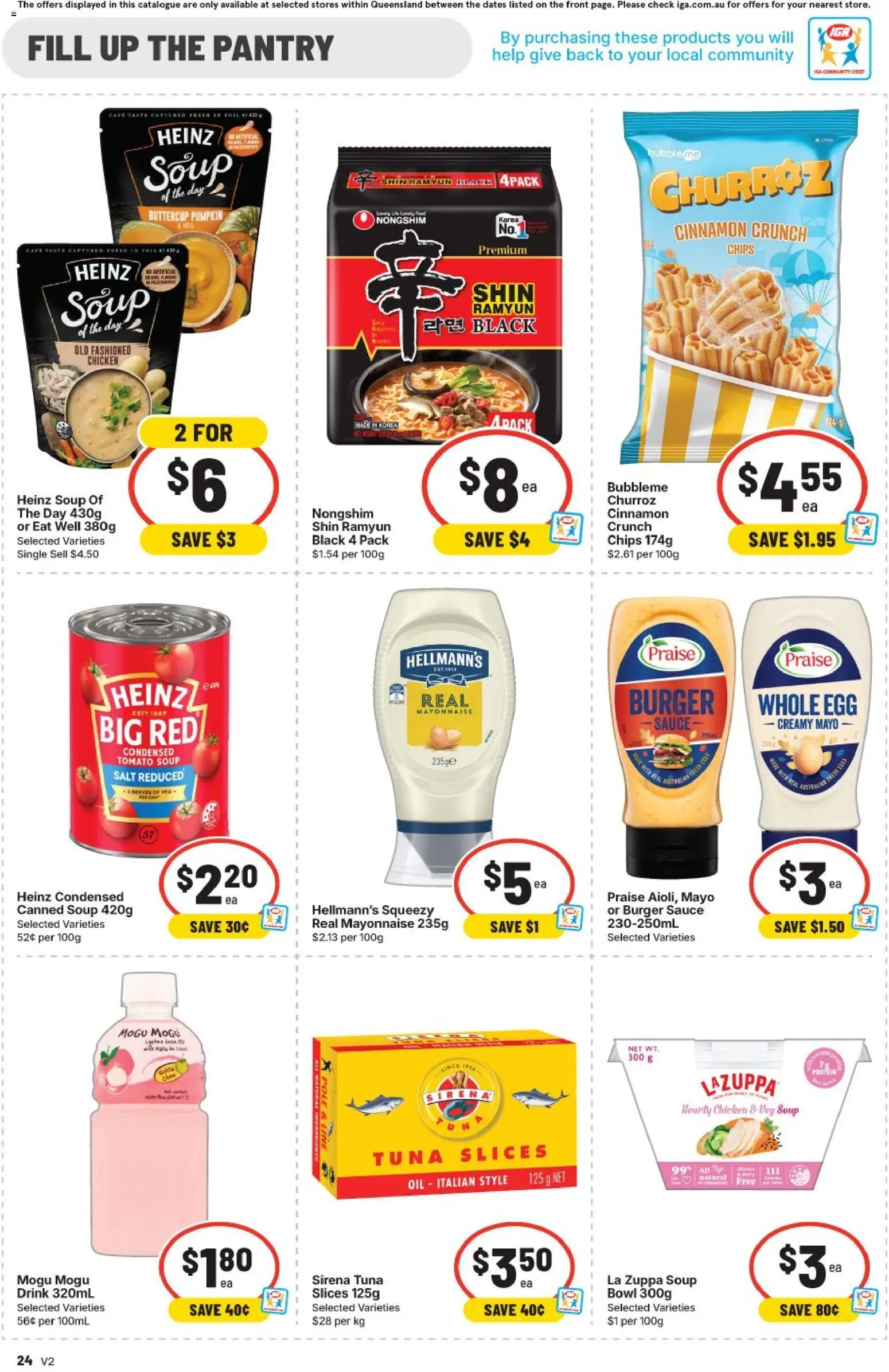IGA catalogue - valid from 19/08/2026 | Page: 20 | Products: Chips, Mayonnaise, Tomato, Foil