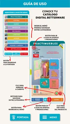 Vista previa de Betterware campaña 8 2026, nuevo folleto de la tienda, válido en México a partir del 03/08/2026 | Página: 114 | Productos: Conector, Ropa, Baño, Video