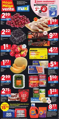 Preview of Maxi weekly flyer / circulaire from shop Maxi valid from 21.05.2026