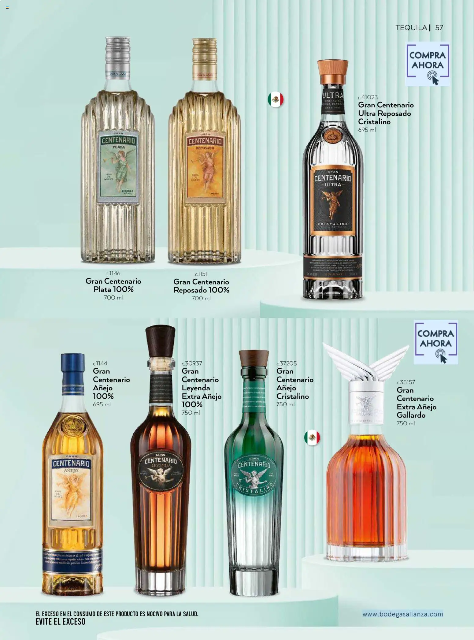 Nuevas ofertas de Bodegas Alianza válidas en toda la República Mexicana desde el 01/07/2026. ¡Encuentra las mejores ofertas en Bodegas Alianza catálogo! | Página: 59 | Productos: Tequila