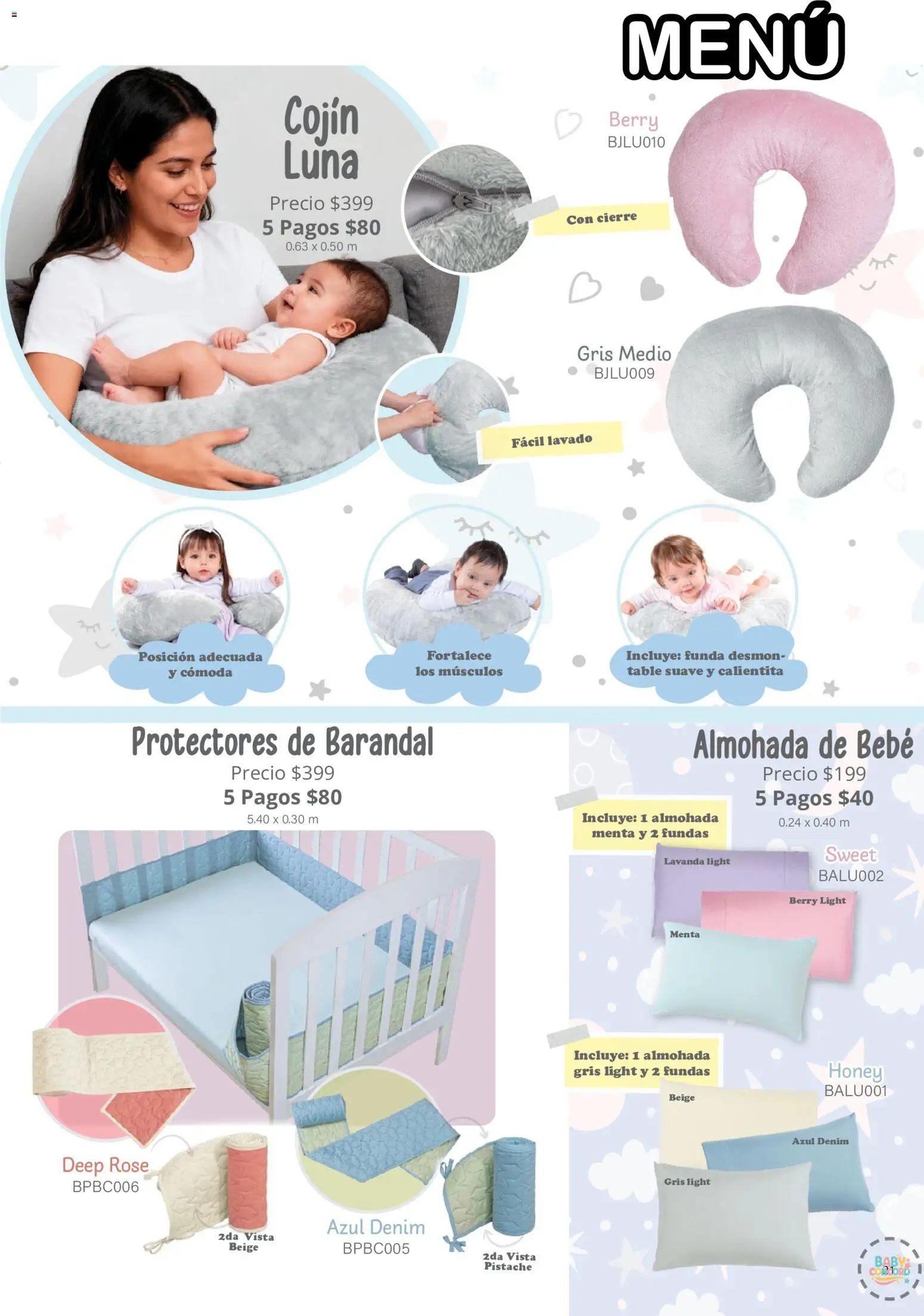 Nuevas ofertas de Colchas Concord válidas en toda la República Mexicana desde el 15/10/2026. ¡Encuentra las mejores ofertas en Colchas Concord catálogo Colección Bebé Disney! | Página: 24
