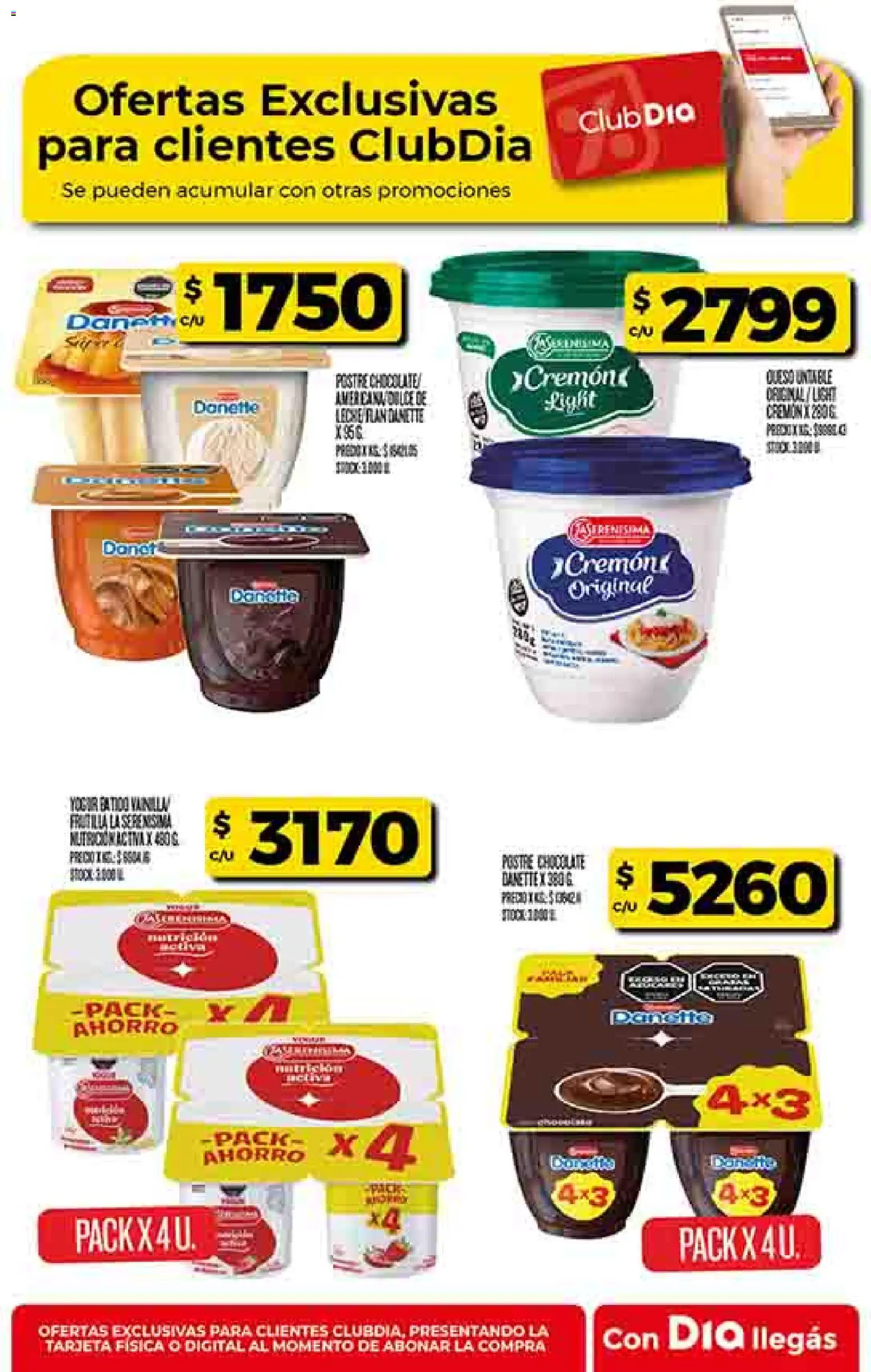 Supermercado DIA Ofertas │ válido desde el 15.04.2026 | Página: 33 | Productos: Leche, Queso, Yogur, Chocolate