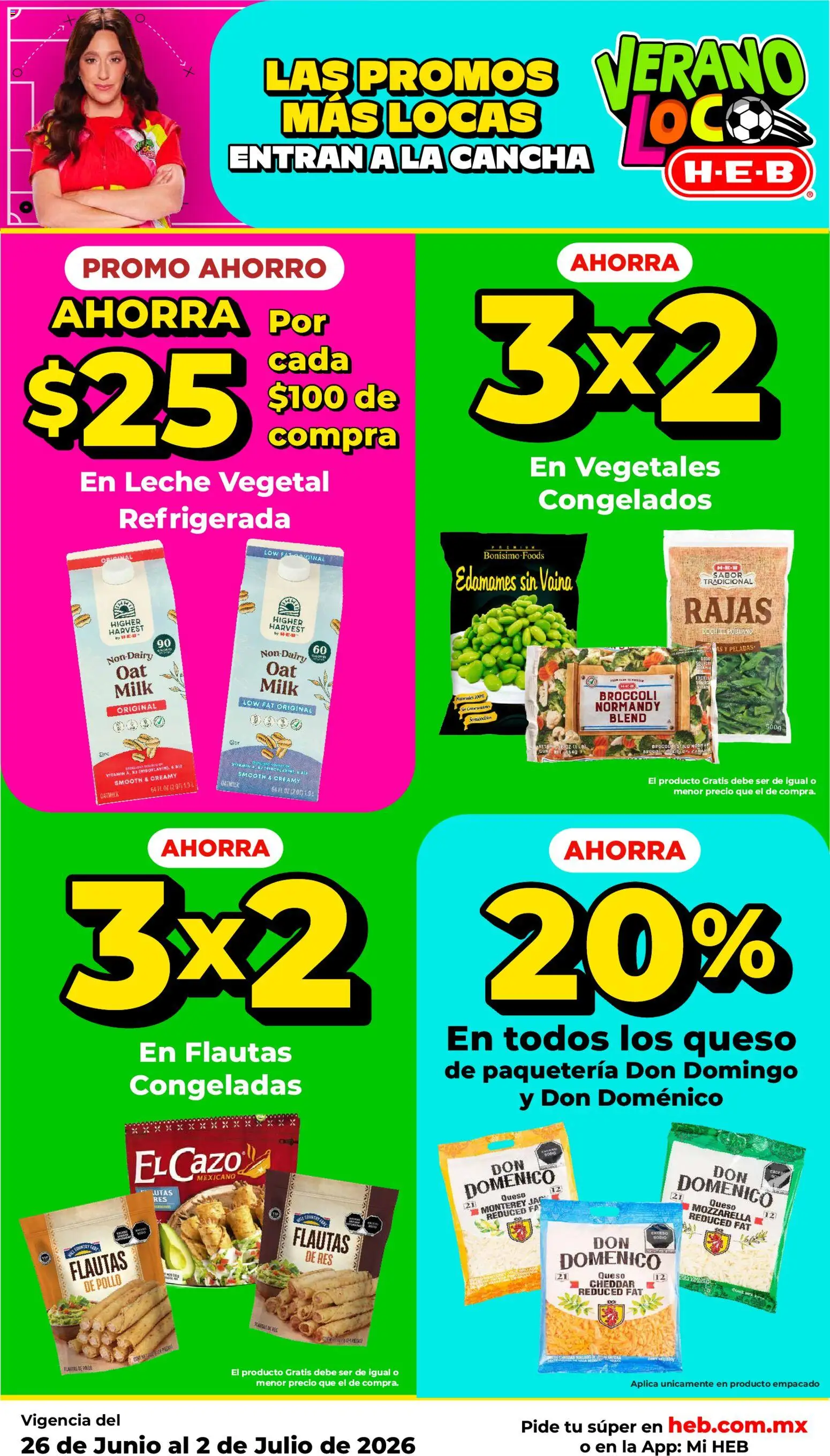 Nuevas ofertas de H-E-B válidas en toda la República Mexicana desde el 26/06/2026. ¡Encuentra las mejores ofertas en H-E-B folleto! | Página: 12