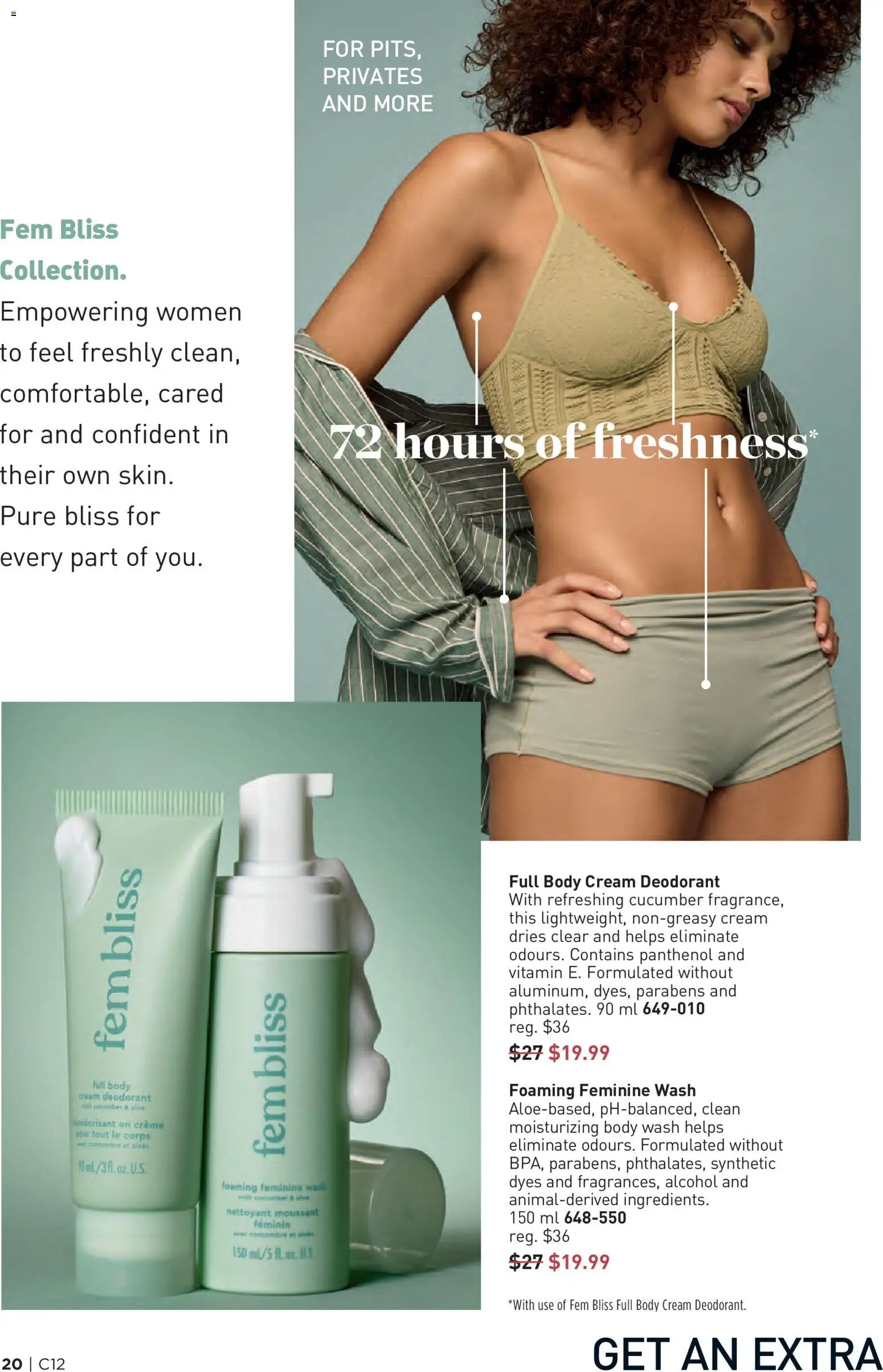 Avon flyer valid from 04.06.2026 | Page: 20 | Products: Cream, Body wash, Deodorant