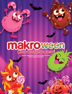 Makro catálogo Makroween -  Vista previa de la revista de la tienda Makro valido desde el 02/10/2026