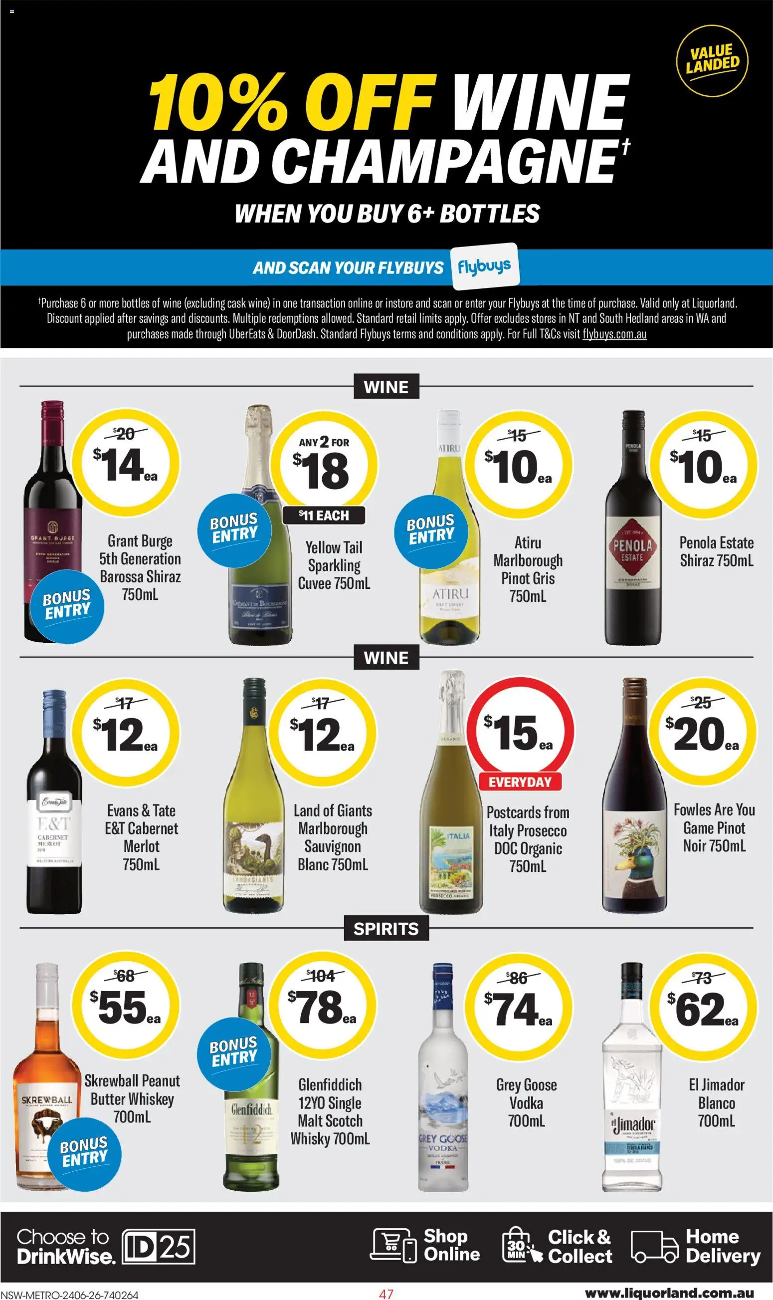 Coles catalogue - valid from 24/06/2026 | Page: 47 | Products: Butter, Whiskey, Scotch, Game