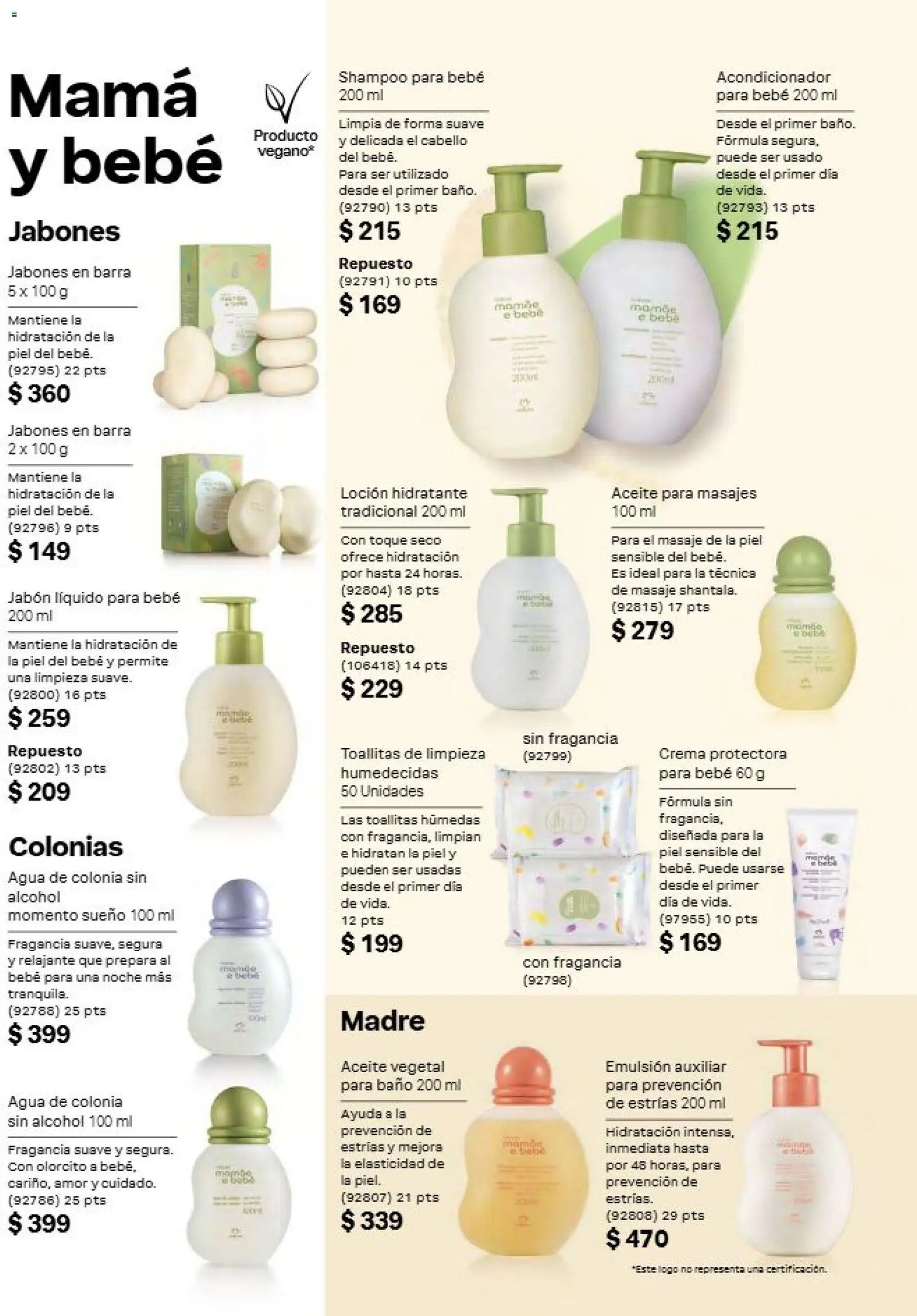 Nuevas ofertas de Natura válidas en toda la República Mexicana desde el 31/07/2026. ¡Encuentra las mejores ofertas en Natura campaña 12 2026! | Página: 153 | Productos: Crema, Toallitas húmedas, Aceite, Fragancia